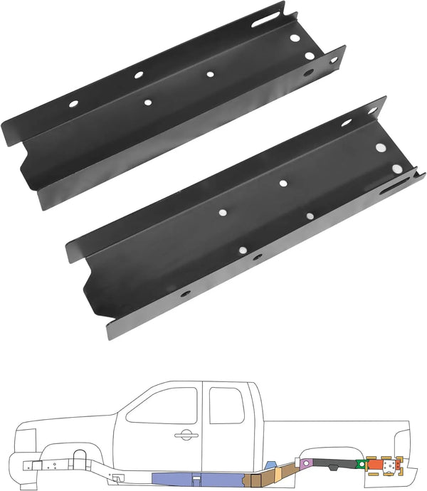 For 1999-2014 Chevy Silverado and GMC Sierra Long Bed Rear Frame Repair Kit-2