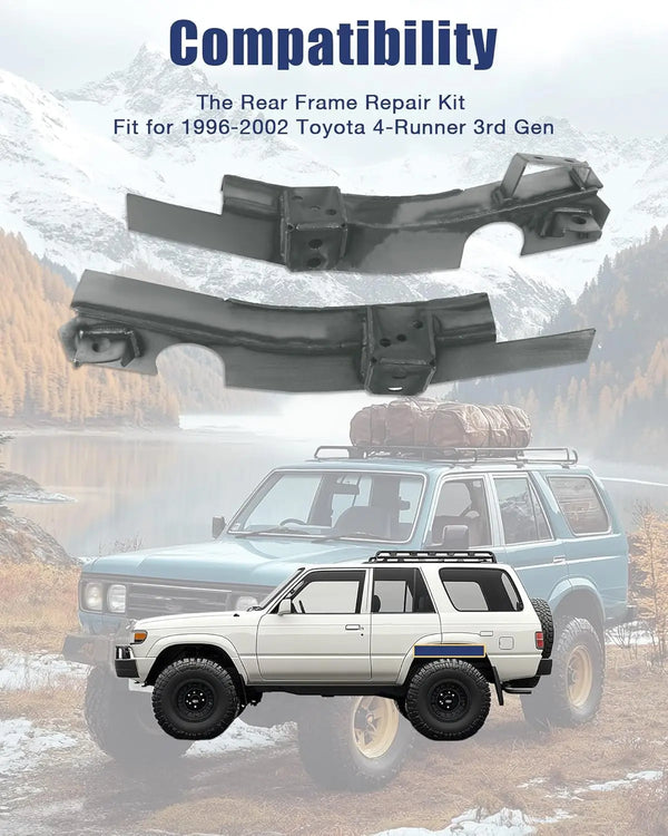 For 1996-2002 Toyota 4-Runner 3rd Gen Rear Frame Rust Repair - oriclambo