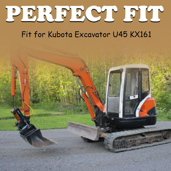Excavator Quick Attach Bucket Ears Attachment for Kubota U45 KX161 - oriclambo