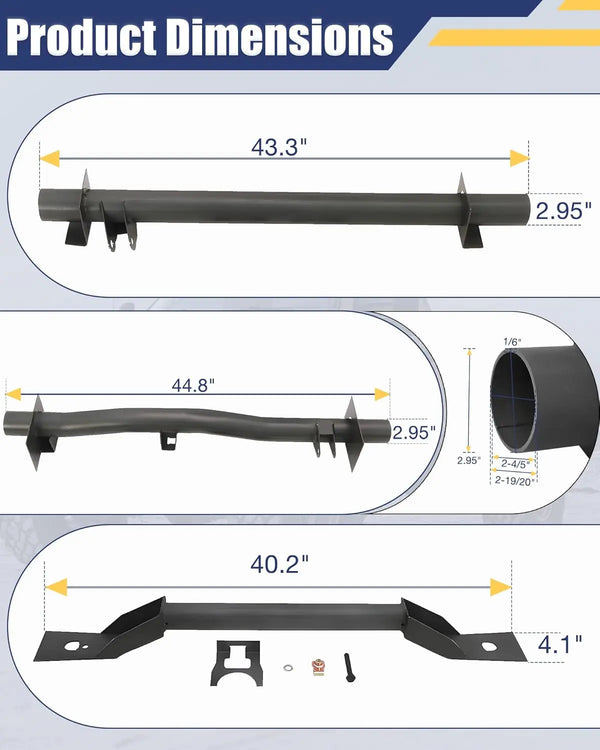 For 1999-2006 Silverado Sierra Fuel Tank and Rear Upper Shock Support Crossmember Kit-1