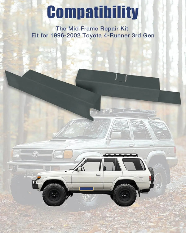 For 1996-2002 Toyota 4-Runner 3rd Gen Mid Frame Rust Repair Kit - oriclambo