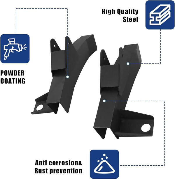 Front Trail Control Arm Frame Repair Kit Fit for 1997-2006 Jeep Wrangler - oriclambo