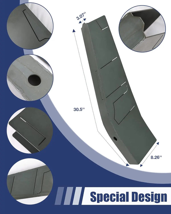 Mountainpeak Frame Repair Kit Fit for 2007-2014 2nd Gen Chevy Silverado and 3rd gen GMC Sierra 1500 Reg Cab Silverado Frame Repair-2